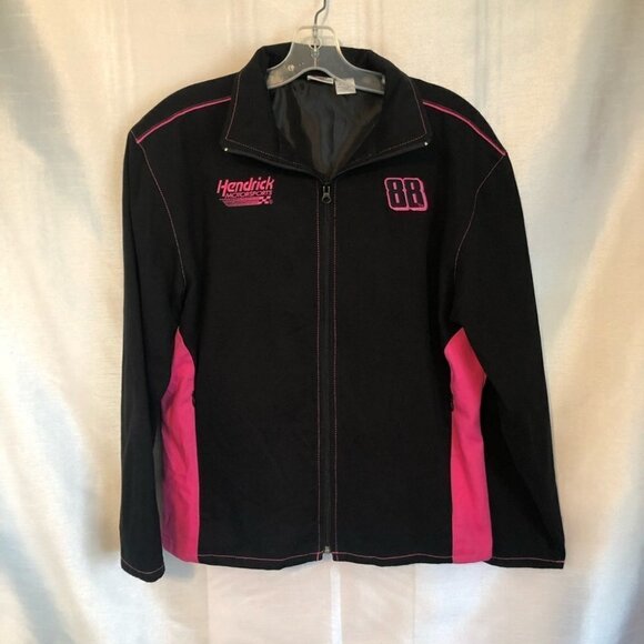 Nascar Ladies Bomber Jacket Black #88 Hendrick Motorsports Ladies M - Picture 16 of 16